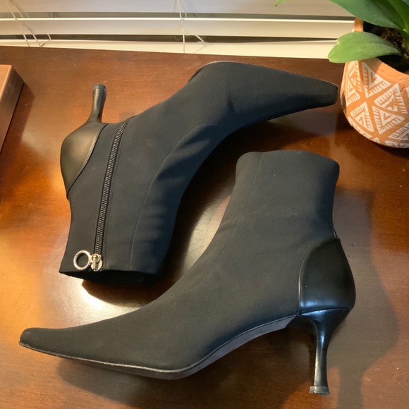 Black Donald J. Pliner Booties - Picture 7 of 10